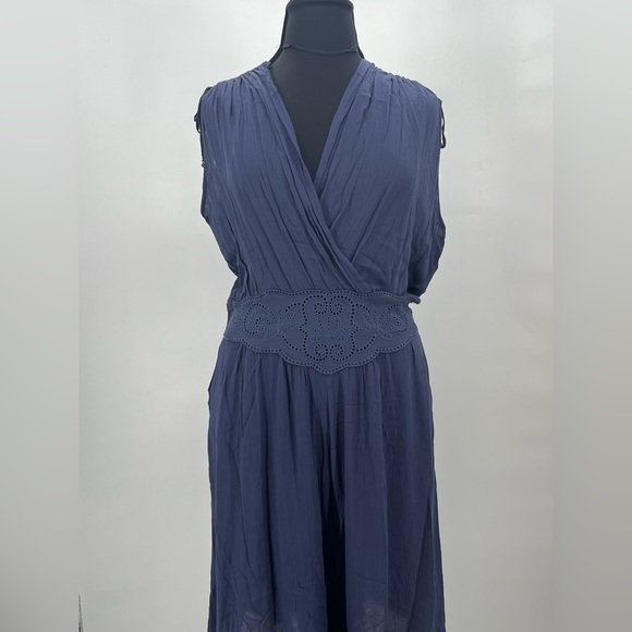 Wit and Wisdom Women’s Navy Blue, Lace Middle Jumpsuit - Picture 1 of 4